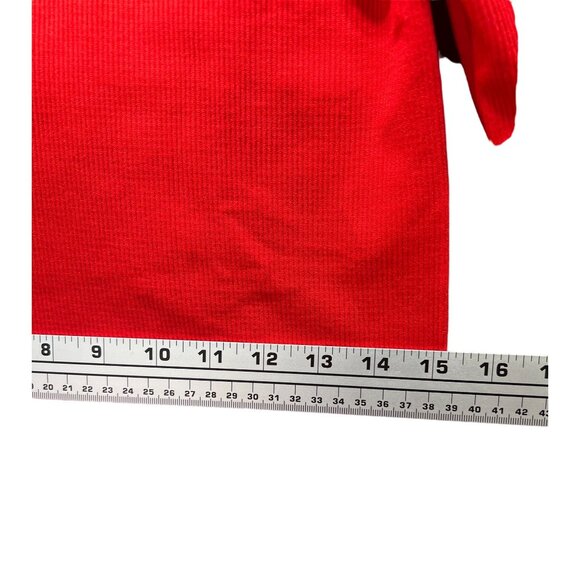 Rue 21 - Women's 1/2 Zip Long Sleeve Shirt - Red - Extra Large - Picture 5 of 12